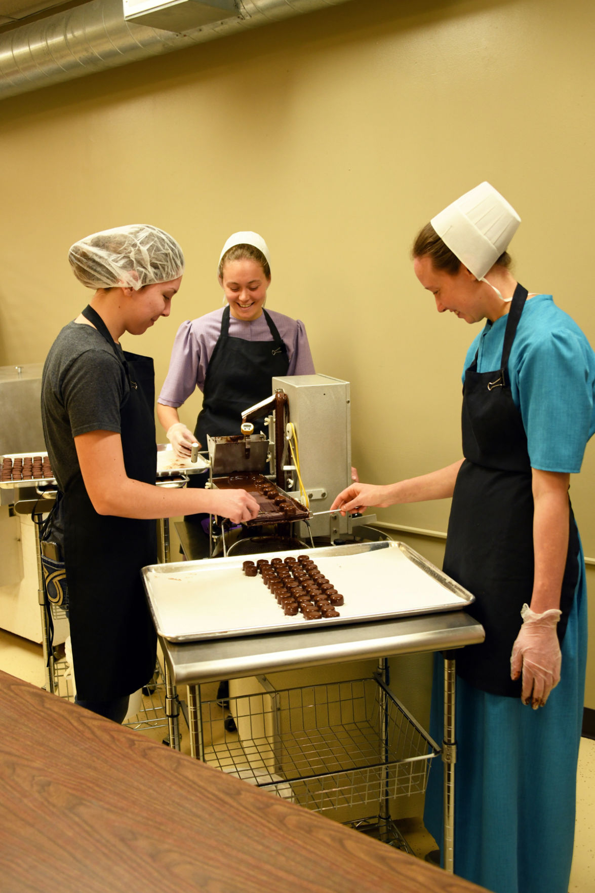 067 The work crew at the Chocolate factory.JPG